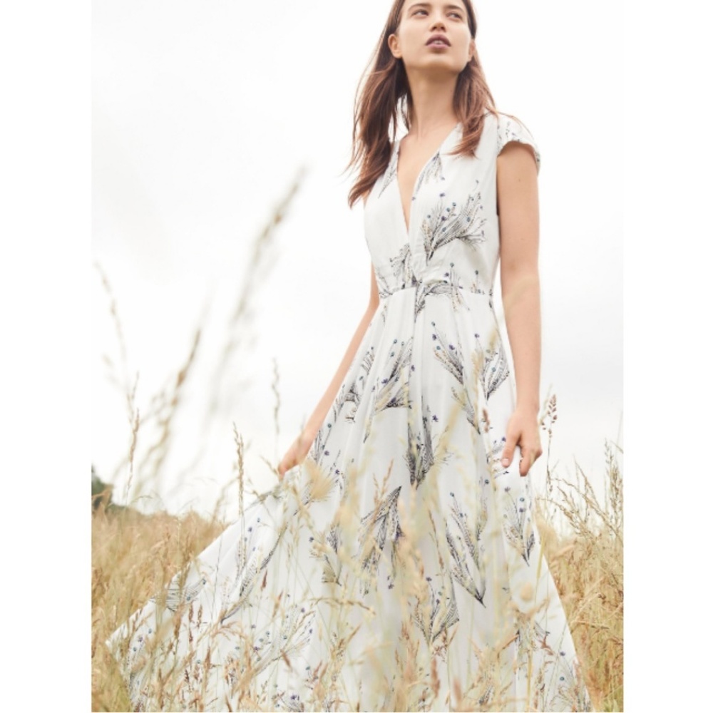 Free People Retro Print Midi